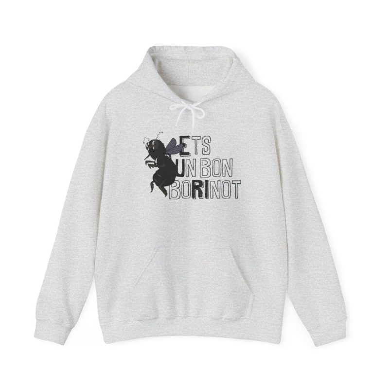 Sudadera con capucha - Gris ceniza - Camiseta «Ets un bon borinot» Sudadera con capucha - Gris ceniza - Camiseta «Ets un bon borinot»