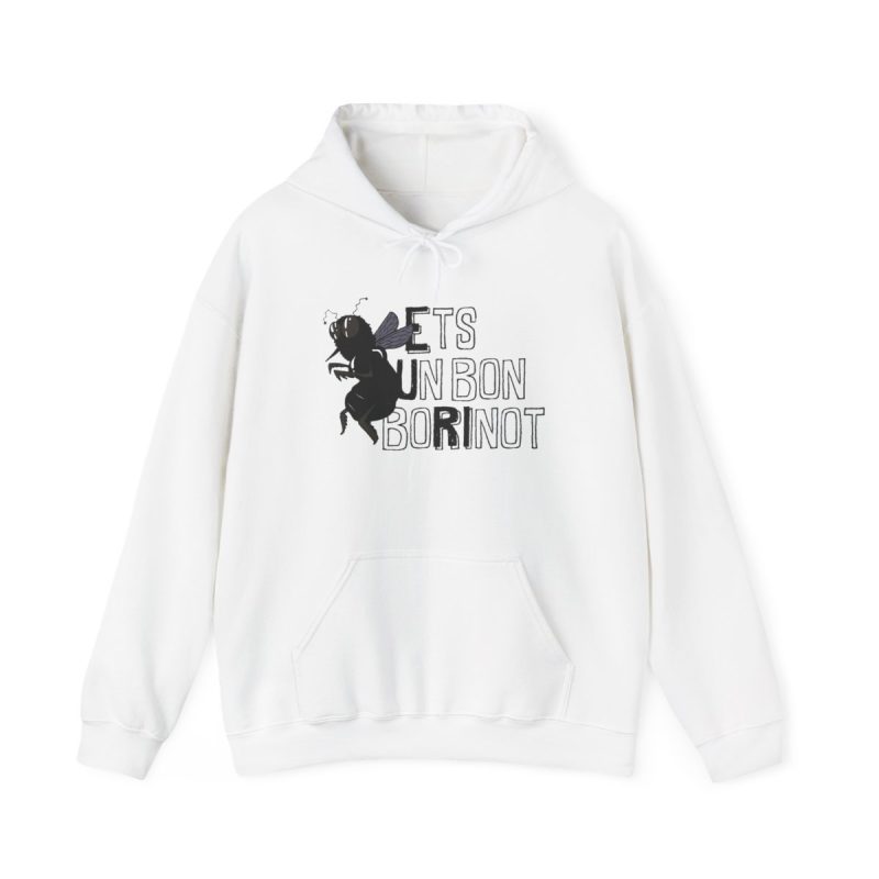 Sudadera con capucha - Blanco - Camiseta «Ets un bon borinot»