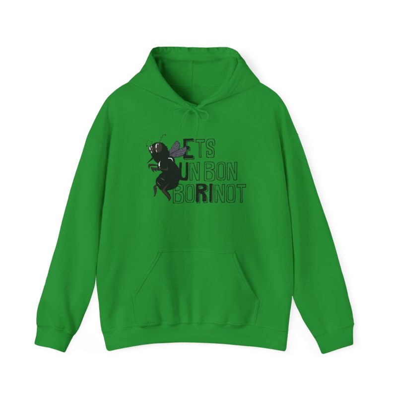 Sudadera con capucha - Verde irlandes - Camiseta «Ets un bon borinot»