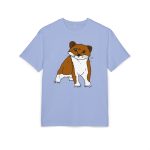 Camiseta oversize gruesa - Azul violeta - Mostel, sense dir ni mu