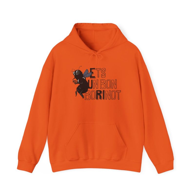 Sudadera con capucha - Naranja - Camiseta «Ets un bon borinot»