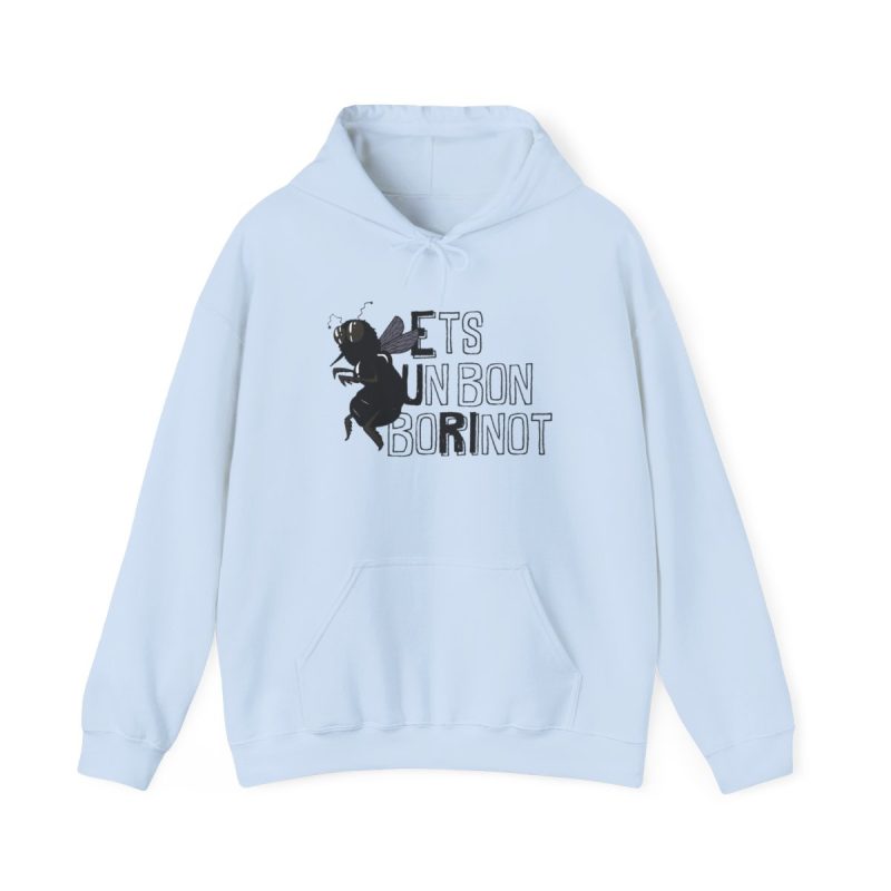 Sudadera con capucha - Azul claro - Camiseta «Ets un bon borinot»
