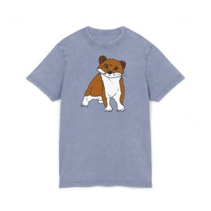 Camiseta lavado acido cuello redondo - Azul vintage - Mostel, sense dir ni mu