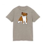 Camiseta lavado acido cuello redondo - Caqui oscuro - Mostel, sense dir ni mu