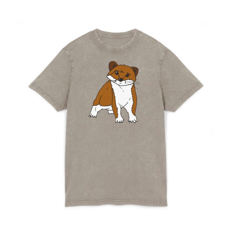 Camiseta lavado acido cuello redondo - Caqui oscuro - Mostel, sense dir ni mu