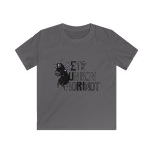 Camiseta infantil Softstyle - Gris marengo - Camiseta «Ets un bon borinot»