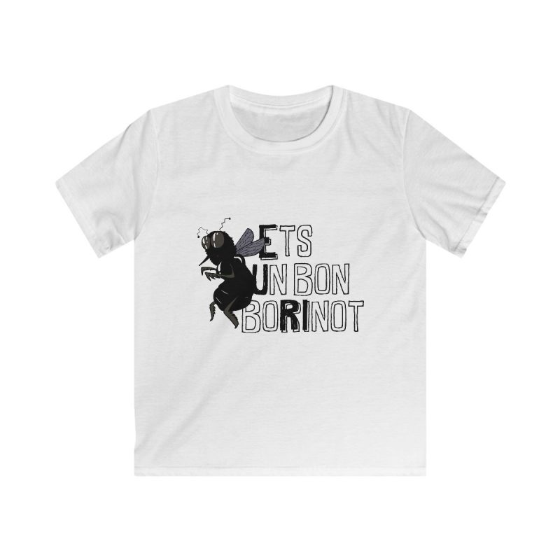 Camiseta infantil Softstyle - Blanco - Camiseta «Ets un bon borinot»