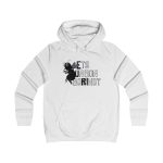Sudadera universitaria mujer - Blanco artico - Camiseta «Ets un bon borinot»