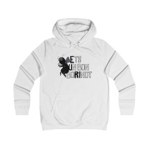 Sudadera universitaria mujer - Blanco artico - Camiseta «Ets un bon borinot»