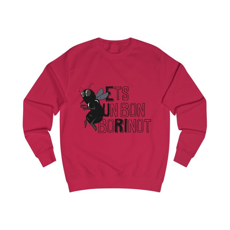 Sudadera clasica - Rojo fuego - Camiseta «Ets un bon borinot»