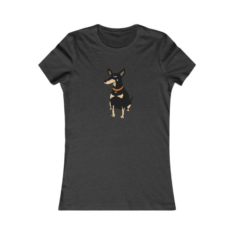 Camiseta mujer Favorite - Gris antracita jaspeado - Ca rater