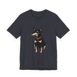 Camiseta jersey manga corta - Azul marino jaspeado - Ca rater