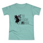 Camiseta mujer punto liso - Verde menta - Camiseta «Ets un bon borinot»
