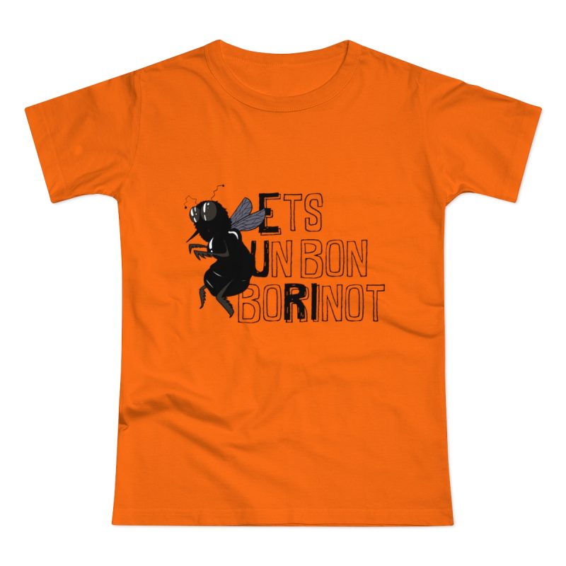 Camiseta mujer punto liso - Naranja - Camiseta «Ets un bon borinot»