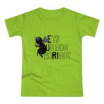 Camiseta mujer punto liso - Verde orquidea - Camiseta «Ets un bon borinot»
