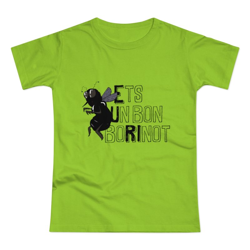 Camiseta mujer punto liso - Verde orquidea - Camiseta «Ets un bon borinot»
