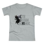 Camiseta mujer punto liso - Gris Pacifico - Camiseta «Ets un bon borinot»