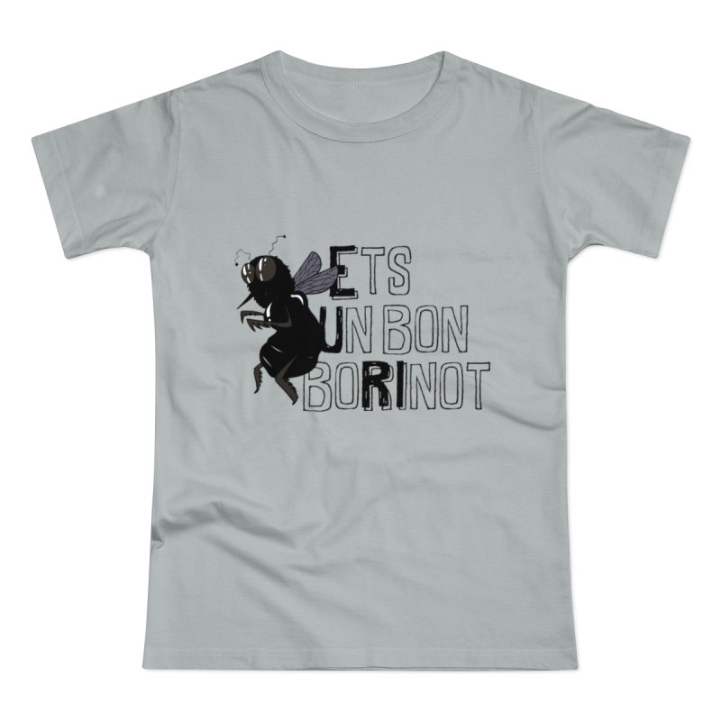 Camiseta mujer punto liso - Gris Pacifico - Camiseta «Ets un bon borinot»