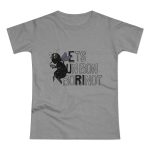 Camiseta mujer punto liso - Gris deportivo jaspeado - Camiseta «Ets un bon borinot»