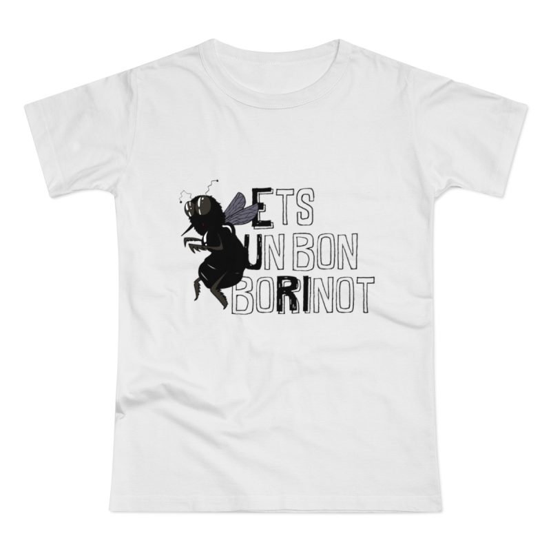 Camiseta mujer punto liso - Blanco - Camiseta «Ets un bon borinot»