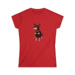 Camiseta mujer Softstyle - Rojo - Ca rater Camiseta mujer Softstyle - Rojo - Ca rater