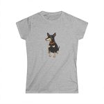 Camiseta mujer Softstyle - Gris deportivo - Ca rater Camiseta mujer Softstyle - Gris deportivo - Ca rater