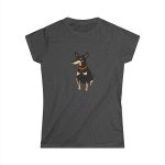 Camiseta mujer Softstyle - Gris oscuro jaspeado - Ca rater Camiseta mujer Softstyle - Gris oscuro jaspeado - Ca rater
