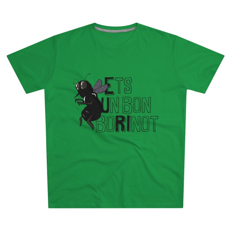 Camiseta hombre corte moderno - Verde Kelly - Camiseta «Ets un bon borinot»