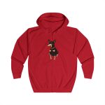 Sudadera con capucha y cremallera - Rojo fuego - Ca rater