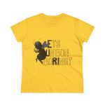 Camiseta mujer algodon medio - Amarillo margarita - Camiseta «Ets un bon borinot» Camiseta mujer algodon medio - Amarillo margarita - Camiseta «Ets un bon borinot»