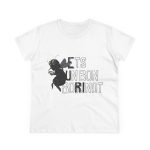 Camiseta mujer algodon medio - Blanco - Camiseta «Ets un bon borinot» Camiseta mujer algodon medio - Blanco - Camiseta «Ets un bon borinot»