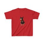 Camiseta infantil algodon grueso - Rojo - Ca rater