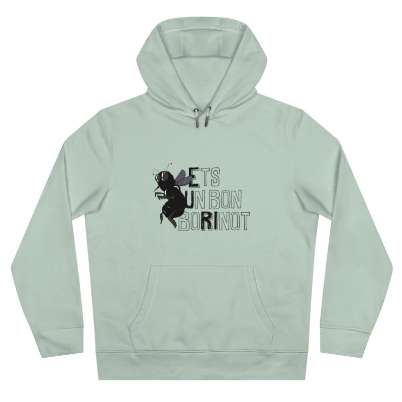 Sudadera con capucha King - Verde agua - Camiseta «Ets un bon borinot»