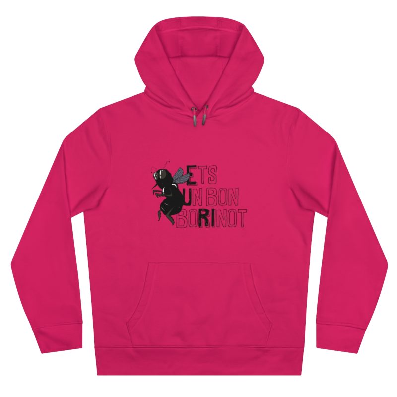 Sudadera con capucha King - Magenta - Camiseta «Ets un bon borinot»