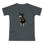 Camiseta mujer punto liso - Gris oscuro - Ca rater