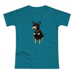 Camiseta mujer punto liso - Azul diva - Ca rater