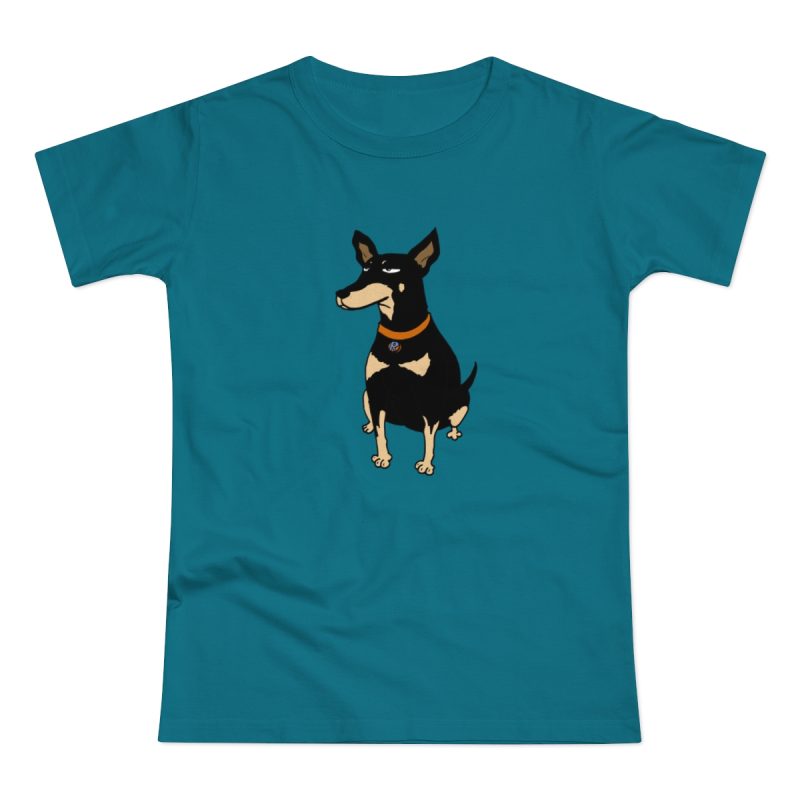 Camiseta mujer punto liso - Azul diva - Ca rater