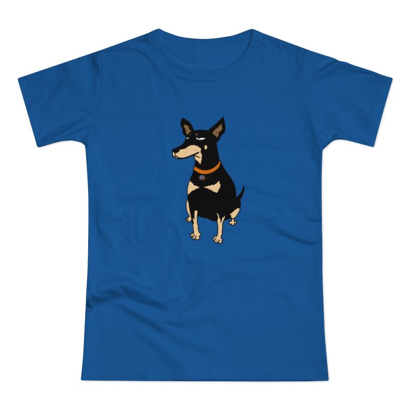 Camiseta mujer punto liso - Azul royal intenso - Ca rater
