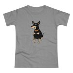 Camiseta mujer punto liso - Gris deportivo jaspeado - Ca rater