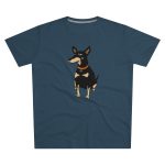 Camiseta hombre corte moderno - Azul vaquero - Ca rater Camiseta hombre corte moderno - Azul vaquero - Ca rater