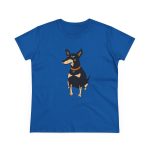 Camiseta mujer algodon medio - Azul royal - Ca rater