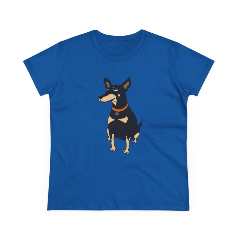 Camiseta mujer algodon medio - Azul royal - Ca rater