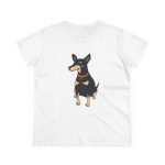 Camiseta mujer algodon medio - Blanco - Ca rater