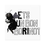 Pegatinas laminadas cuadradas - Camiseta «Ets un bon borinot»