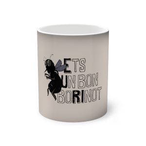 Taza magica que cambia de color - Negro - Camiseta «Ets un bon borinot»
