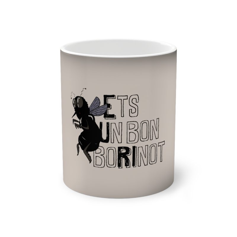 Taza magica que cambia de color - Negro - Camiseta «Ets un bon borinot» Taza magica que cambia de color - Negro - Camiseta «Ets un bon borinot»