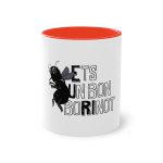 Taza bicolor - Rojo - Camiseta «Ets un bon borinot» Taza bicolor - Rojo - Camiseta «Ets un bon borinot»