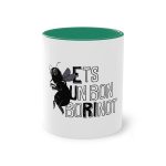 Taza bicolor - Verde oscuro - Camiseta «Ets un bon borinot» Taza bicolor - Verde oscuro - Camiseta «Ets un bon borinot»