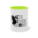 Taza bicolor - Verde claro - Camiseta «Ets un bon borinot» Taza bicolor - Verde claro - Camiseta «Ets un bon borinot»