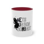 Taza bicolor - Granate - Camiseta «Ets un bon borinot» Taza bicolor - Granate - Camiseta «Ets un bon borinot»